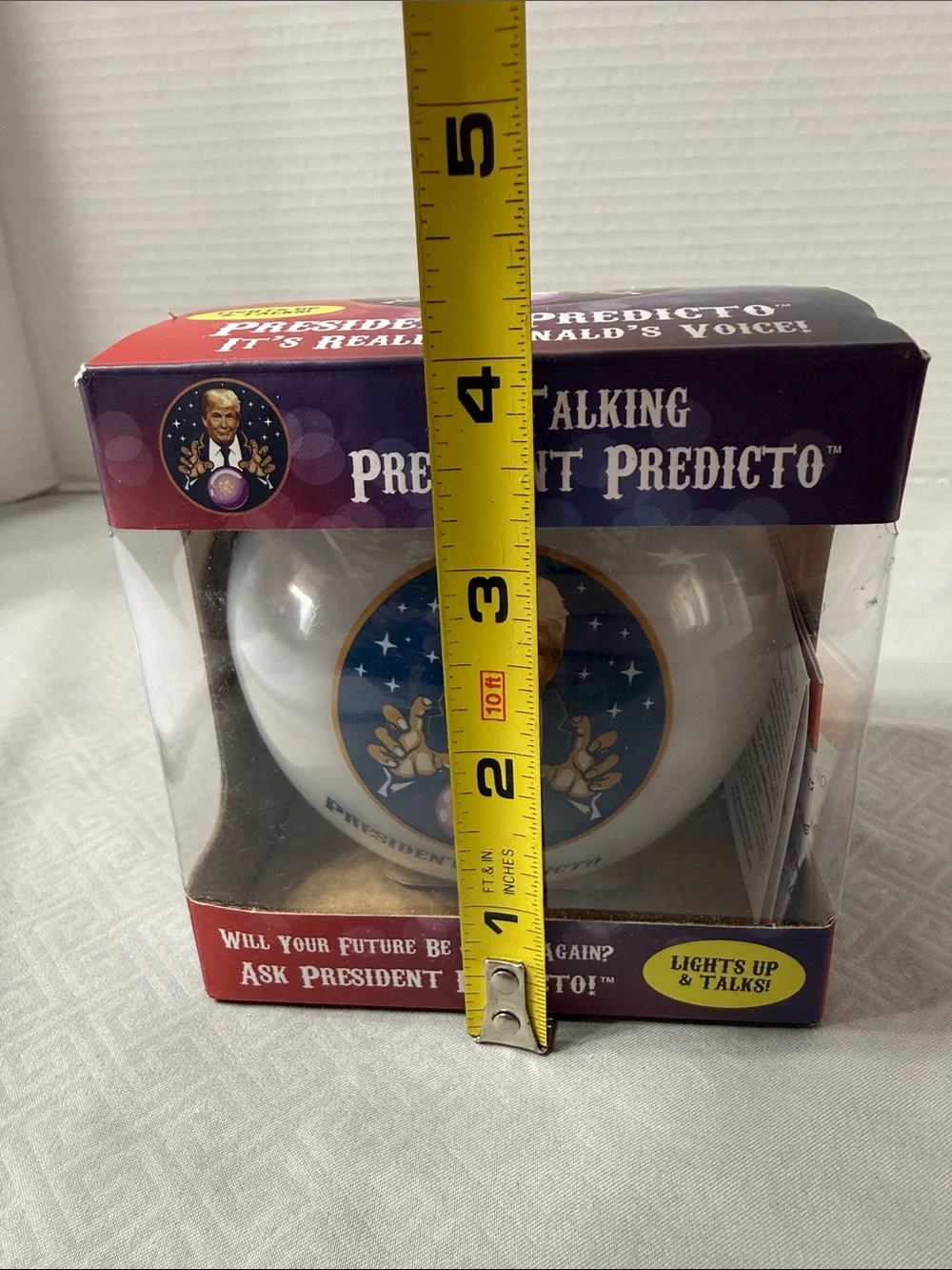 Talking President Predicto Fortune Teller Multicolor Light- Up Sounds Party Ball